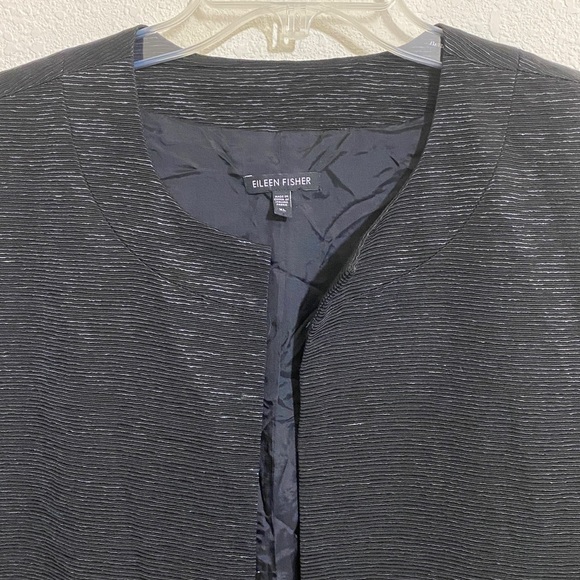 Eileen Fisher Jackets & Blazers - NWOT EILEEN FISHER Relaxed-Fit Textured Jacket w 3/4 Sleeve Women's Size XL